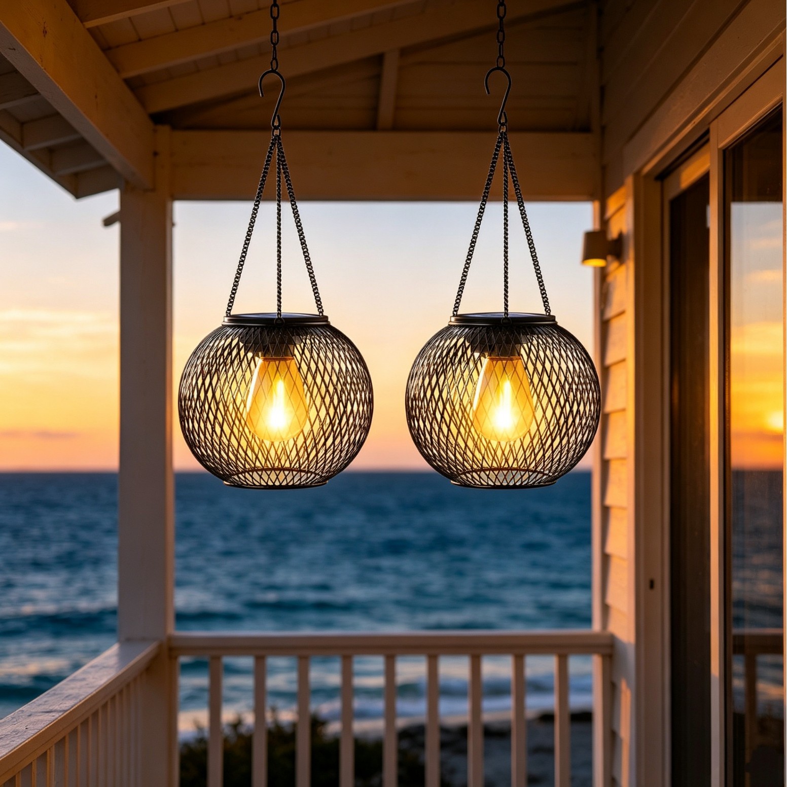 Solar Powered LED Hanging Floo - Farming And Agriculture 评论和价格