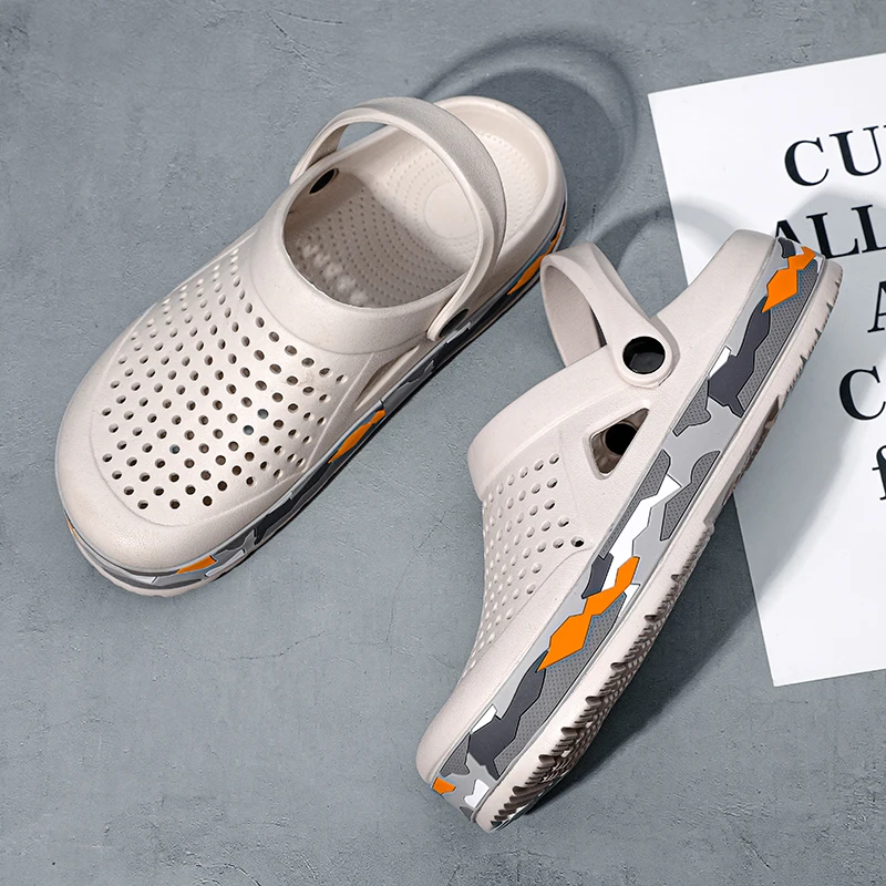 Summer Men Shoes Clogs Slipper - Farming And Agriculture 评论和价格