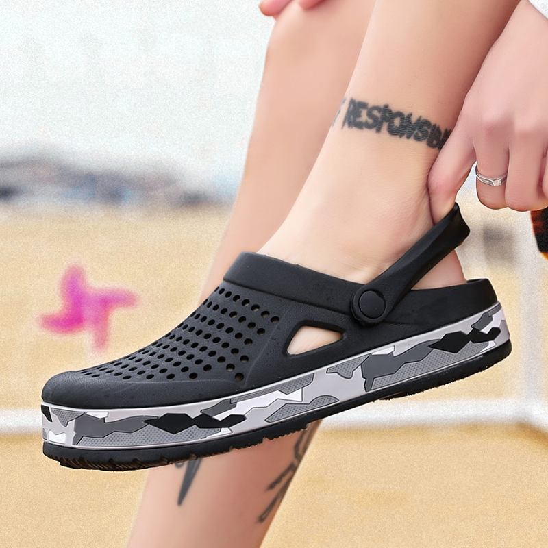 Summer Men Shoes Clogs Slipper - Farming And Agriculture 评论和价格